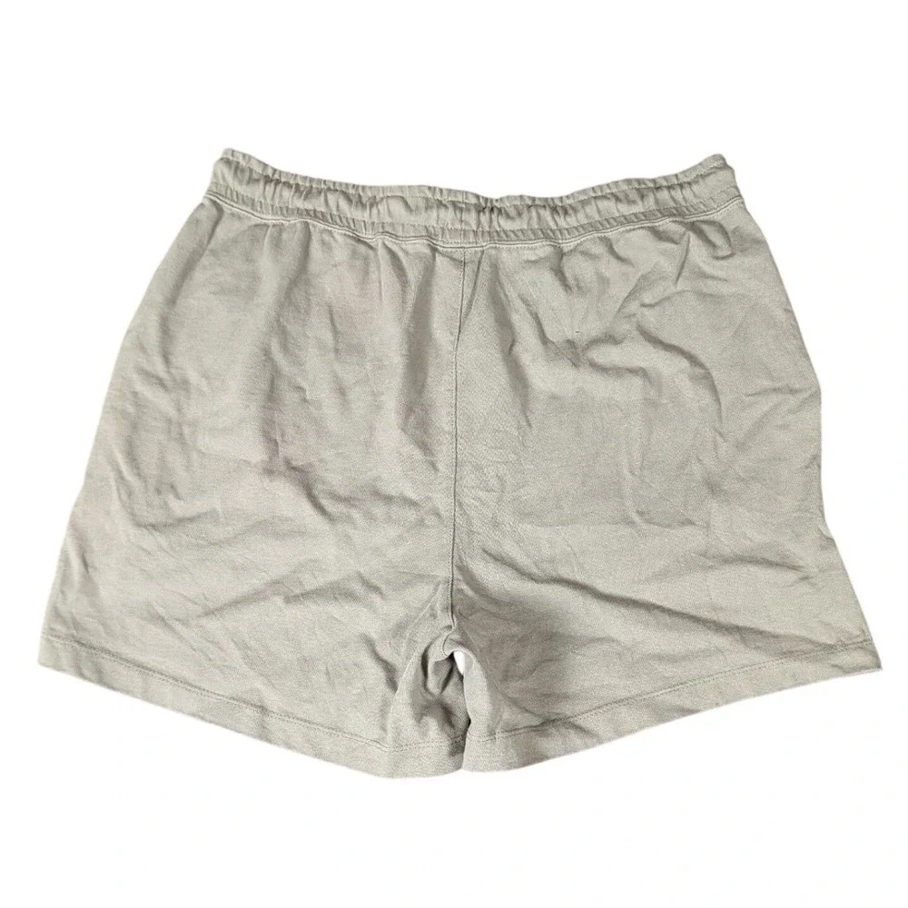 Nike Sportswear Mens Jersey Shorts Olive Green Sage Embroidered Logo BV2772-386
